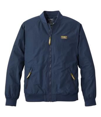 LL Bean Демисезонный бомбер Американский размер Морской 1000107152 Мужская куртка, Посадка, Стандартная, S, Темно-синий, Синий,