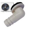 Air Conditioner Drain Outlet Connector External Unit Drain Hose Connector Elbow Fitting Ac Rubber Ring Drain Adapter Supplies