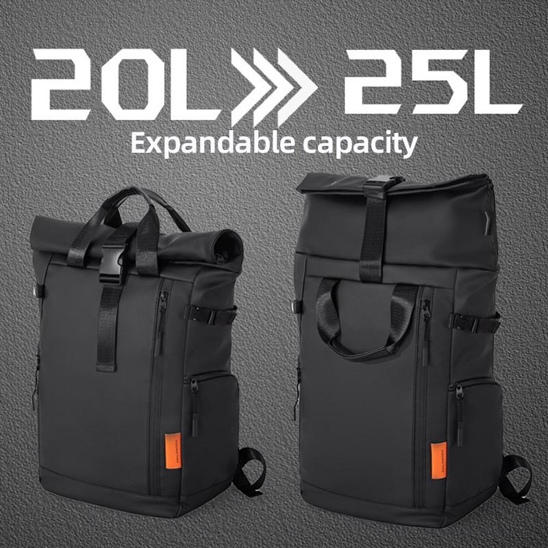 Expandable Fitness Backpack Outdoor Travel Accessories Hiking Commuting Bag Large Business Trip Laptop Computer College Bookbag