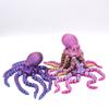Яркая 3D-печатная фигурка осьминога 3D-печатный универсальный дизайн Универсальный декор Фигурка Сочлененное тело