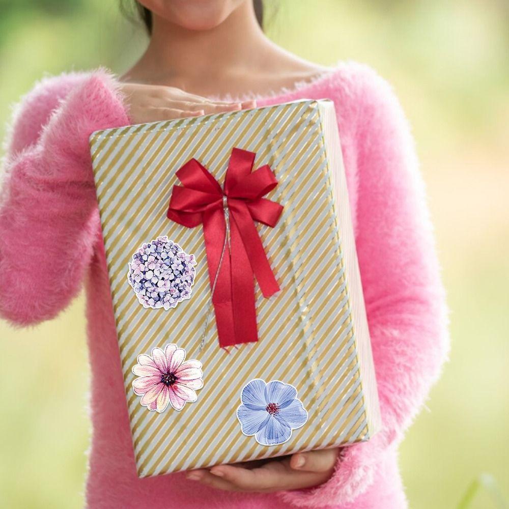 500Pcs Label Stickers DIY Sticker Roll Colorful Butterfly Flowers Stickers  Gifts