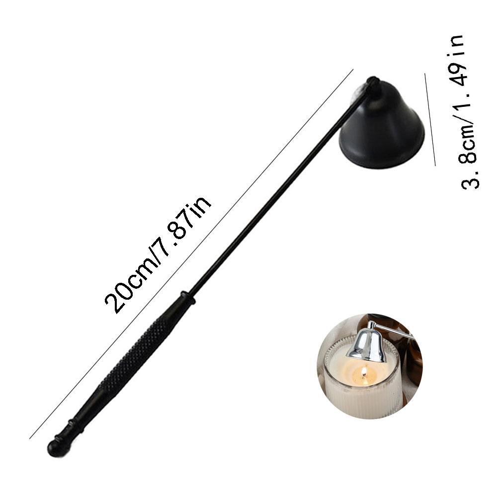 Нержавеющая сталь фитиль свечи гаситель свечей DIY уход за свечами аксессуар крышка колокольчика ручная работа украшения нескользящая ручка гаситель свечей декор подарки