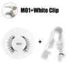 Glue Free Magnetic Eyelashes with Clip DIY False Eyelash Clusters  Lady Makeup Tools