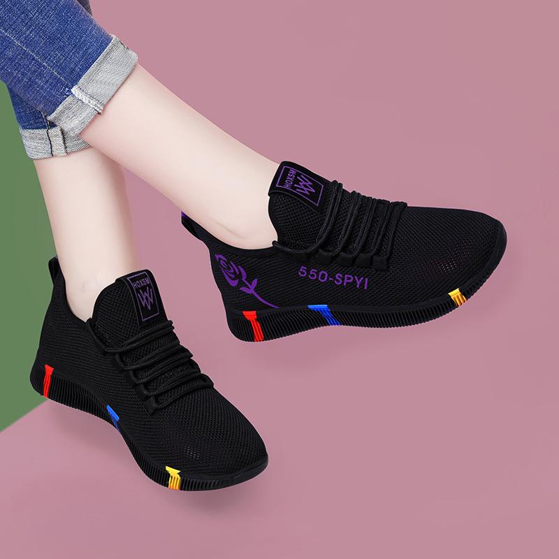 Shield Fox Женские дышащие сетчатые кроссовки для ходьбы 2025 - Нескользящие, Легкие, Повседневная обувь для мам