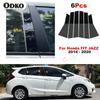 6 шт. Накладки на стойки окон и дверей для Honda FIT JAZZ 2014 2015 2016 2017 2018 - Аксессуары, наклейки на BC стойки