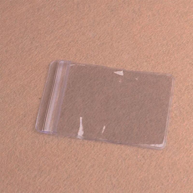 100pcs Clear Plastic Ziplock Storage Bag Jewelry Resealable Sealed Zipper Pouch