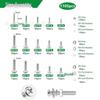 Набор винтов, гаек и шайб из нержавеющей стали M3/M4/M5, 1105 шт.