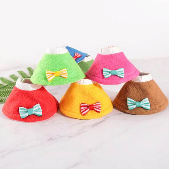 Птицы Конус Воротник Попугаи Защита от укусов Елизаветинский воротник с бантом Предотвращение выщипывания перьев Заживление ран Безопасный Защитный Восстановительный Конус для