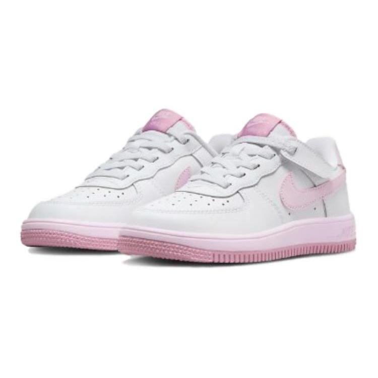 (PS) Nike Force 1 Low EasyOn 'Белый Элементарный Розовый Розовый Пеноматериал' Детские FN0237-100