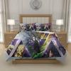 N-Naruto U-Uzumaki N-Naruto Anime 3 Piece Bedding Set Duvet Cover Microfiber Teen Bedroom Decor 200x200 200x220 155x220, US UK AU Sizes