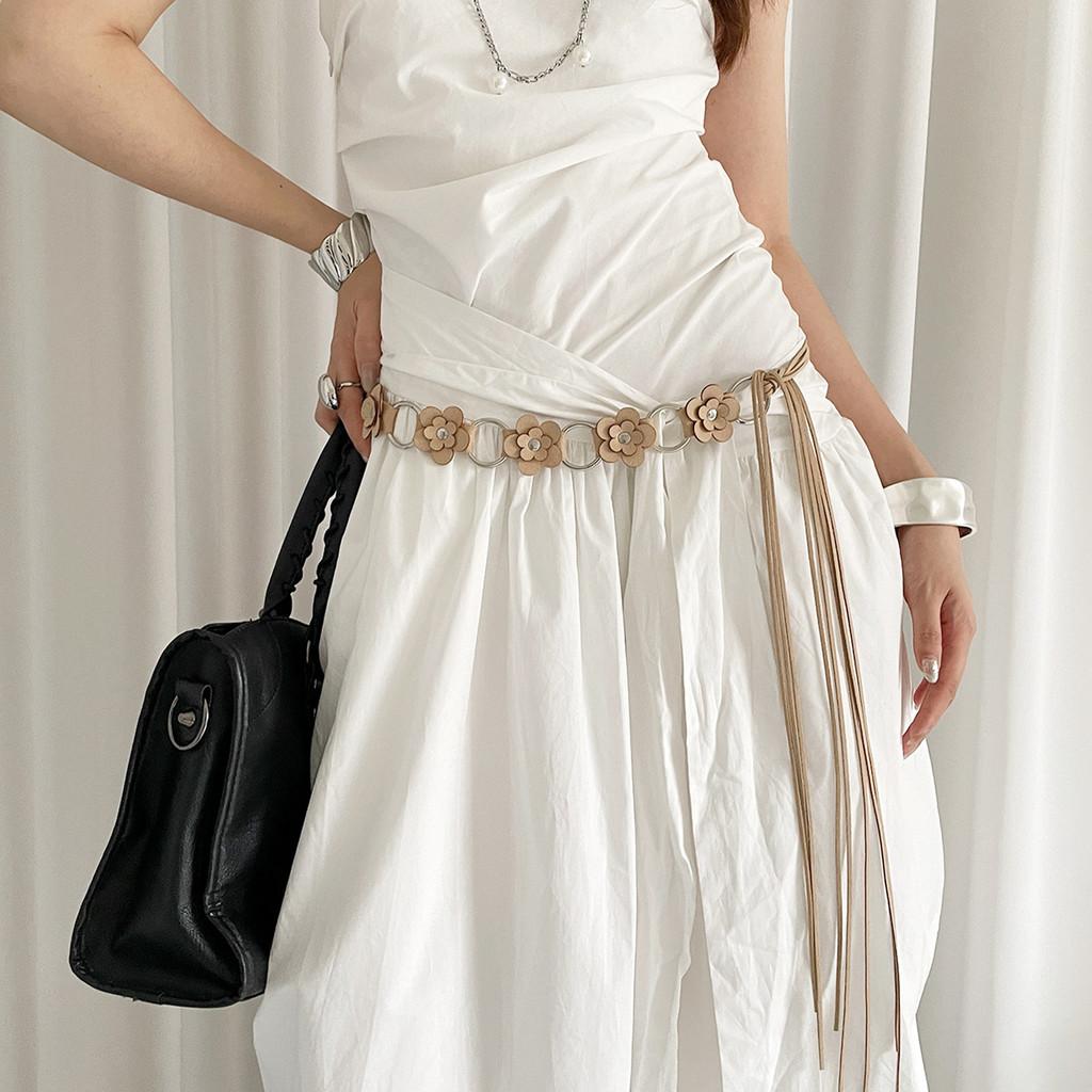 Ethnic Bohemian Waist Rope With Auto Lock Buckle For Daily Accessories