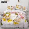 Luxury 3D Bedding Set Europe Double Duvet Cover Set Bed Linen Comfortable BlanketQuilt Cover Bed Set Nordic Colour