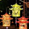 Cartoon New Year Portable Lantern Traditional Celebration Lantern  Hanfu Accessories