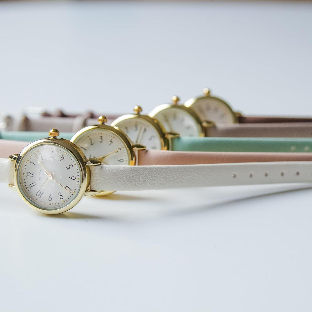 Watch Analog Leather Strap Simple Easy To See Brown Lloyd [Fieldwork] Women's YM092-5