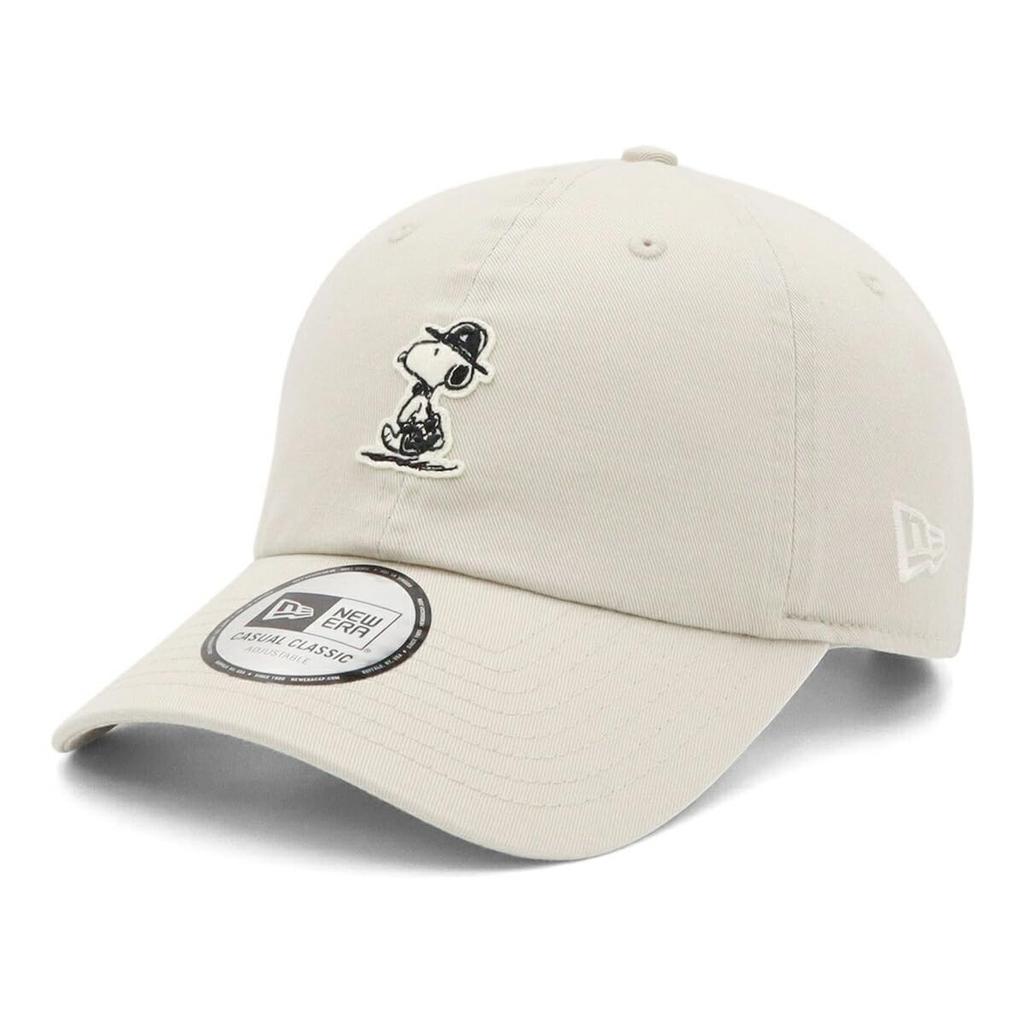 New Era Кепка Повседневная Классическая 14676929 NER36C8185 Каменный Белый Бежевый Peanuts Snoopy Сотрудничество ONSPOTZ Эксклюзивная Кепка Повседневная Классическая New Era BB Кепка для