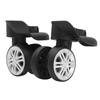 1 Pair Luggage Case Wheels Travel Suitcase Caster ABS Material Wear Resistance Trunk Universal Wheel Replacement