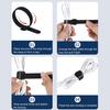 50/100Pcs Reusable Cable Ties Heavy Duty Multi-Purpose Headphones Audio Computer Phone Charging Cable Tie Wraps Fastening Straps