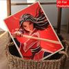 Disney DIY Жемчужная живопись Мулан Героическая Настенное украшение дома Жемчужные драгоценные камни Живопись Картины Поделки Украшение дома