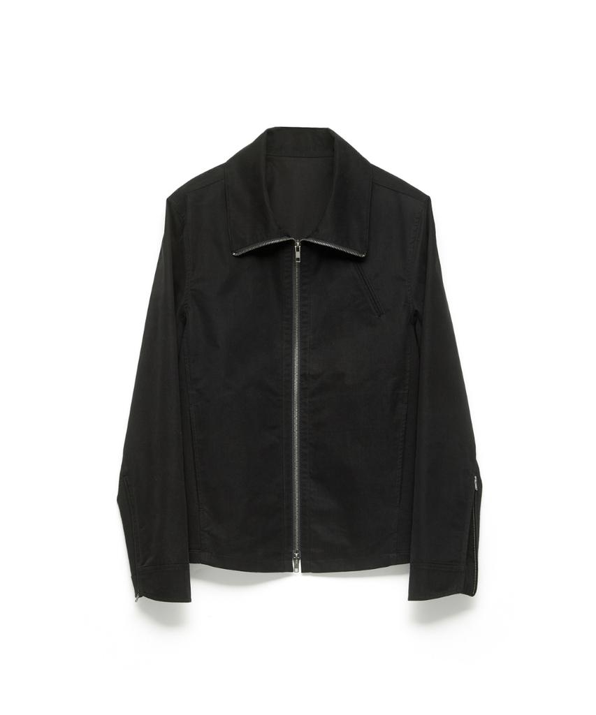 Hatchingroom Funnel Neck Jacket Black