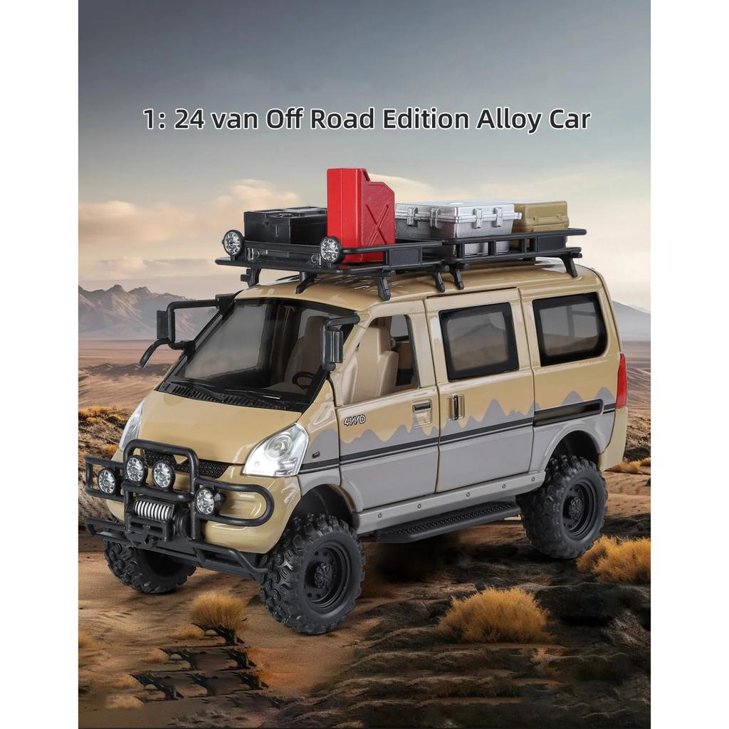 1/24 Wuling Внедорожная Версия Грузовик из Сплава Модель Литьевой Металл Модифицированные Внедорожники Модель Автомобиля Звук и Свет Детская Игрушка Подарок