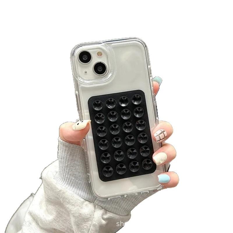 Силиконовая присоска для чехла мобильного телефона iPhone17promax 16/15 подушка безопасности 14 противоударный 11 защитный чехол