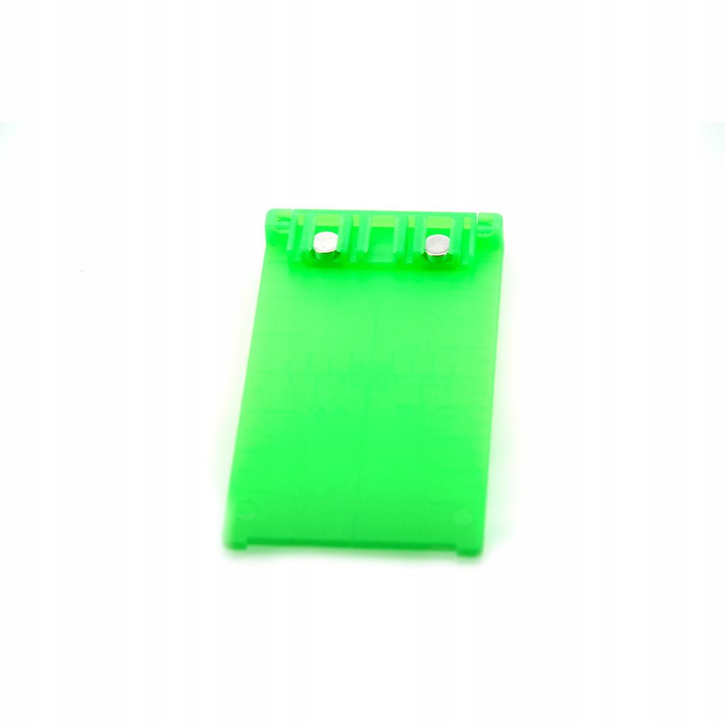 Rosfix Tarcza do Odczytu Poziomicy Laserowej – Zielona | Precyzyjna Skala 3D | Dwa Magnesy i Uniwersalne Zastosowanie