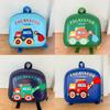 Eye-catching Cartoon Excavator Kid's Backpack Breathable And Soft Oxford Fabric For Young Children