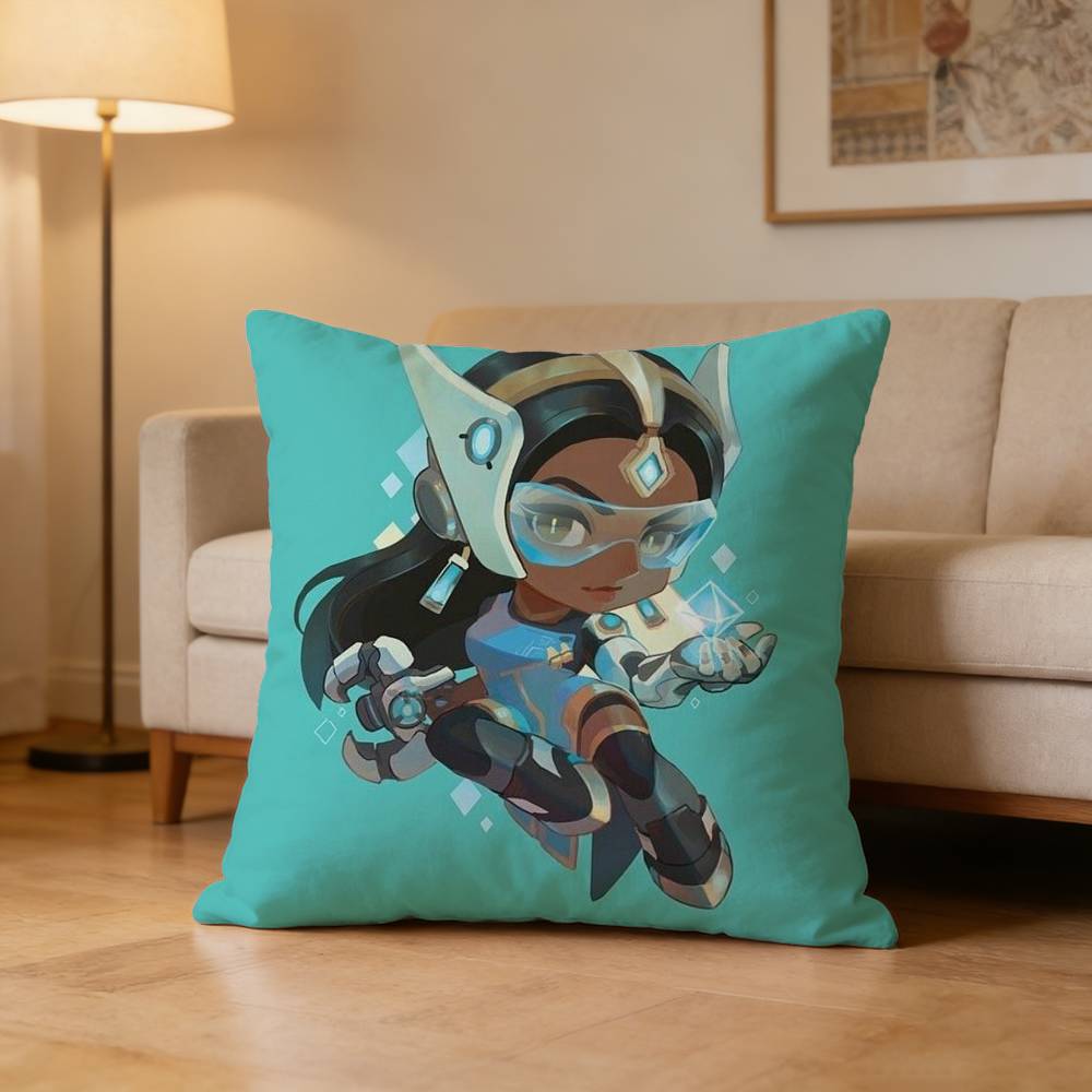 Pop Game O-Overwatch-S Pillow Case For Sofa Living Room Home Office Decor Protective Cover