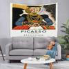 Wall Hanging Picasso Queen Abstract Art Classical Tapestry Bedroom Piano Room Background   Cloth