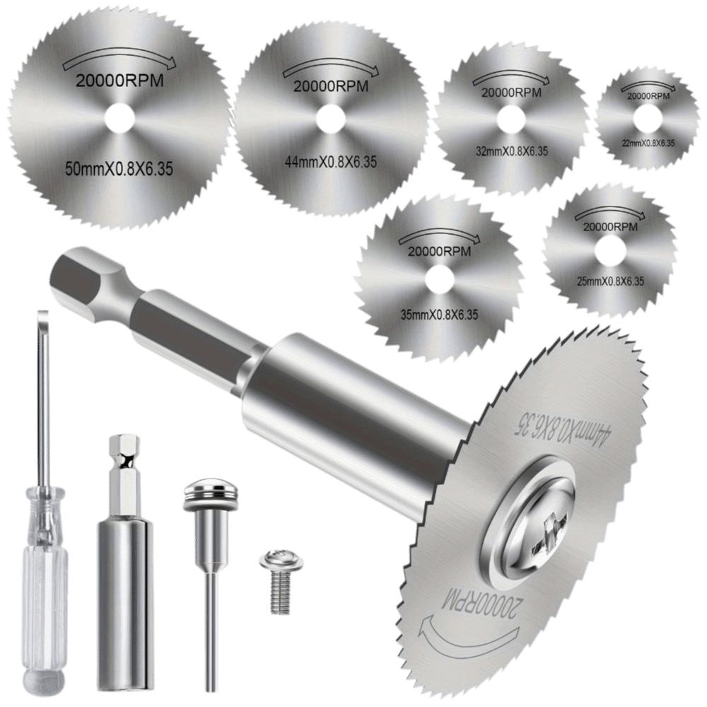 Long Shank Steel Saw Blades Short Shank HSS Saw Blade Rotary Tool Cutting Discs Power Tool Use
