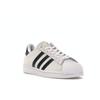 Adidas Superstar White Black Мужские кроссовки Cloud-White Core-Black Gold-Metallic FV0322