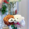 Penguin Panda Cute Dog Cartoon Animal Magnetic Plush Pendant For Bag Decor