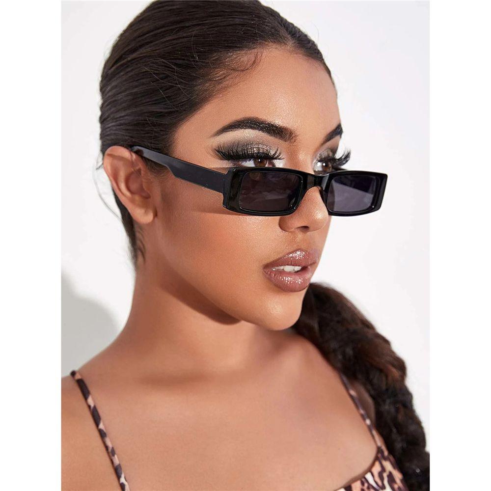 Retro Small Eyewear Sunglasses for Women Sun Glasses Rectangle Square Sunglasses