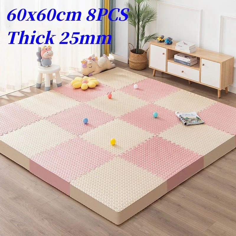 Татами 60x60 Поролоновые Коврики-Пазлы Коврик для Игр Малыша Коврик для Активностей Малыша Коврик для Игр Малыша Коврик-Пазл Игровые Коврики Коврик для Малыша Напольный Коврик для Малыша