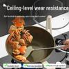 COOKER KING Titanium Ceramic Non-stick Flat Bottom Wok, 32cm