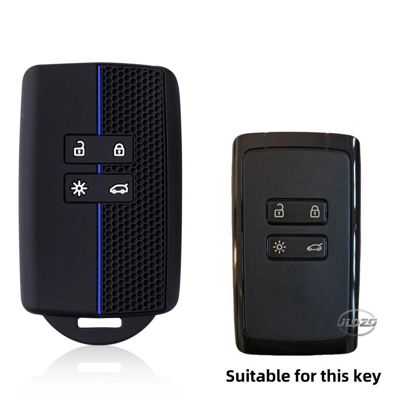 Силиконовый чехол для автомобильного ключа для Renault Captur Koleos Kadjar Arkana Megane Dacia Duster Sandero Stepway Smart Remote Control Fob Case