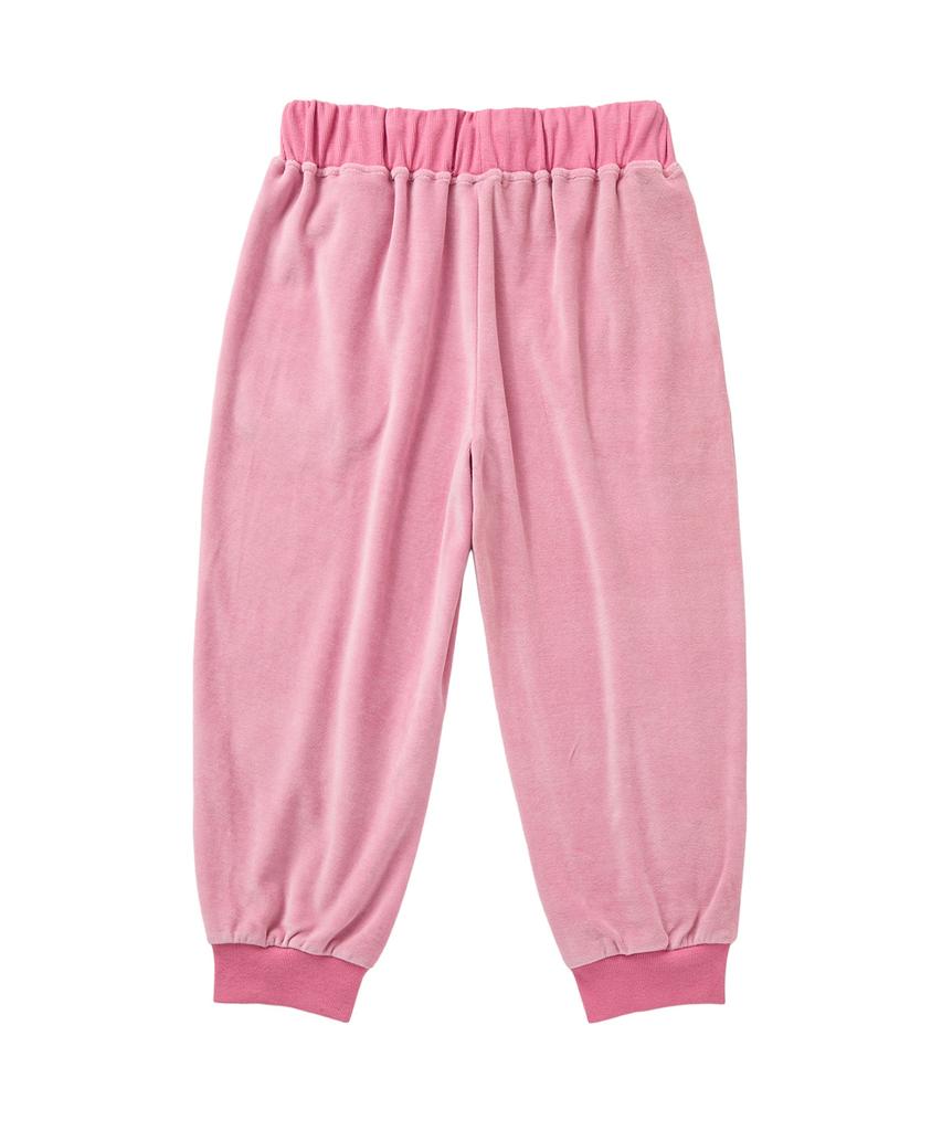 DEINET Rose Typo Capri Jogger Pants In Pink