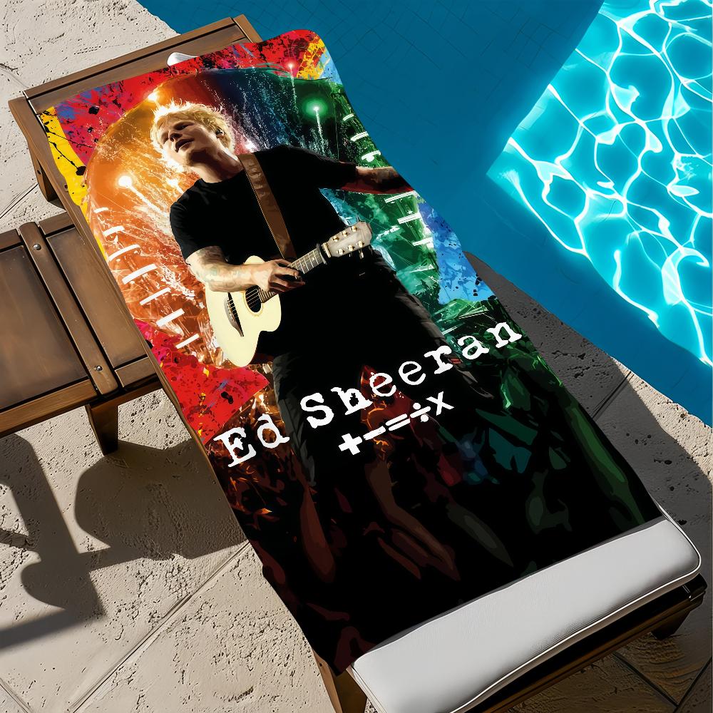 Singer E-Ed Play Towel Large Quick-Drying S-sheeran Microfiber soft Beach Towel for Travel Fitness Sauna Bathing Camping