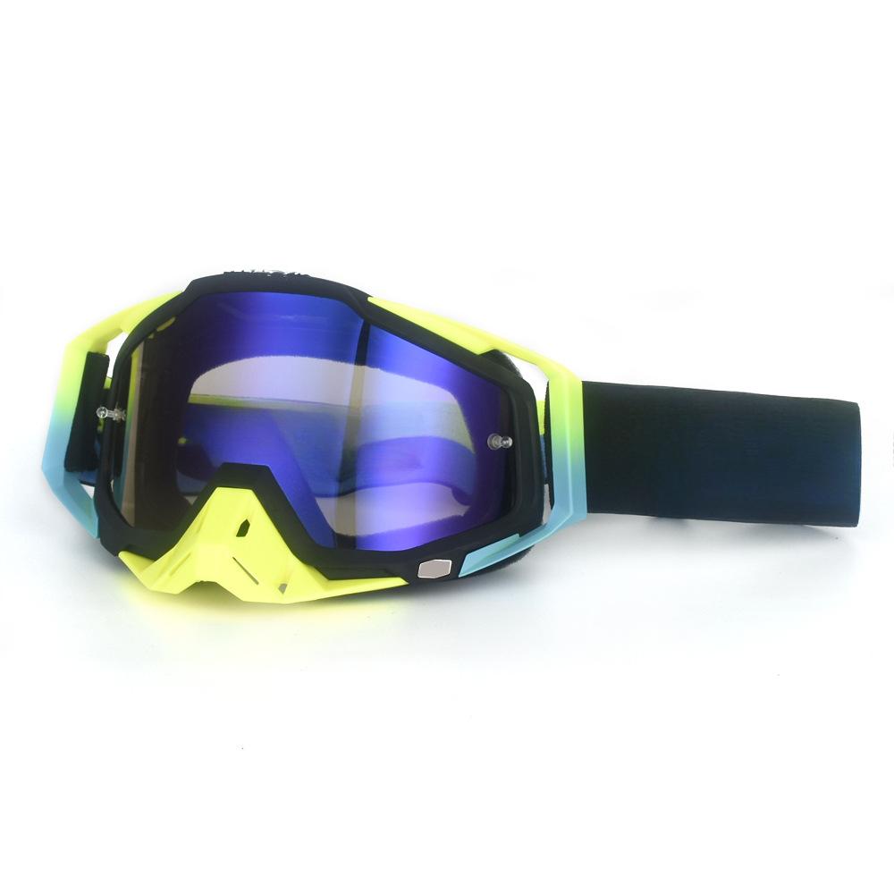 Мотоциклетные очки, внедорожные очки, очки для горного велосипеда/квадроцикла/мохера, маска, съемные линзы, защита от ветра и ультрафиолета, для езды на велосипеде.