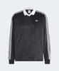 ADIDAS Velour Polo Long Sleeve - Black / Kq5485