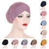 Criss Cross Undercap Elastic Muslim Women Hijab Chemo Cap Head Wear Inner Hat Underscarf Bone Bonnet Headcover Turbante Mujer