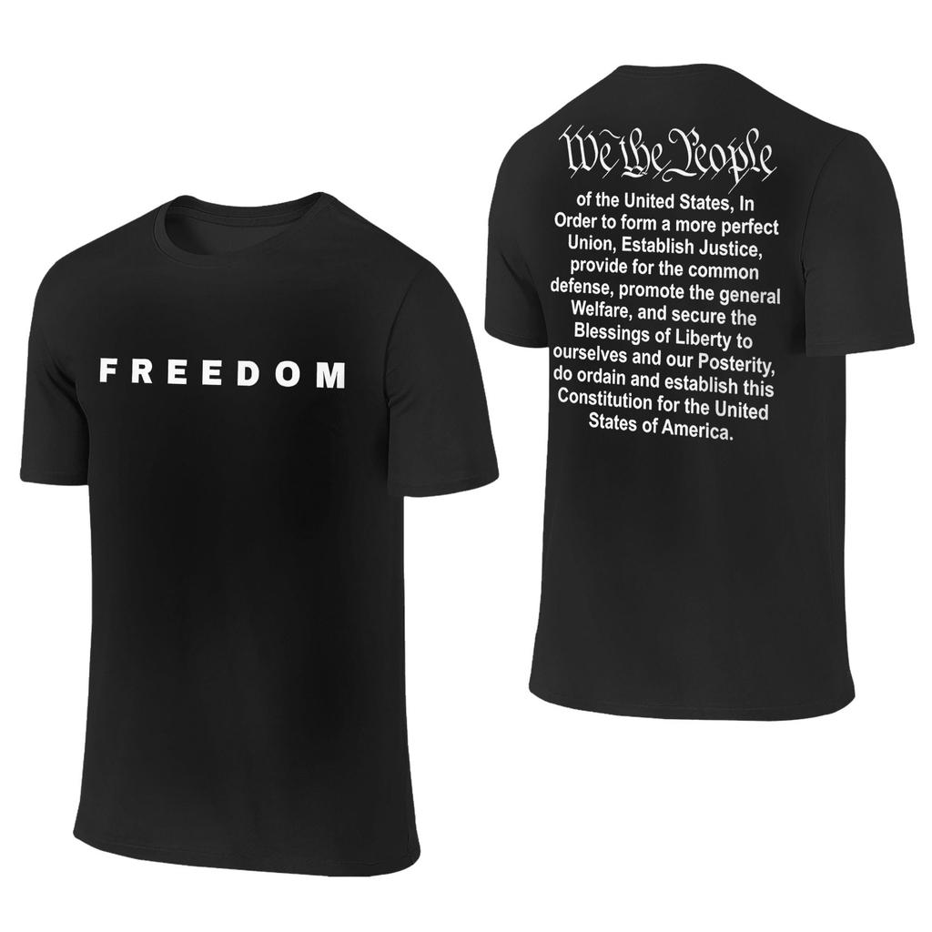 Men Women T-Shirts Freedom Charlie Kirk Eagle Prayer 100% Cotton Tee Shirt True Patriot T Shirts Clothes 2-sided Graphic Printed