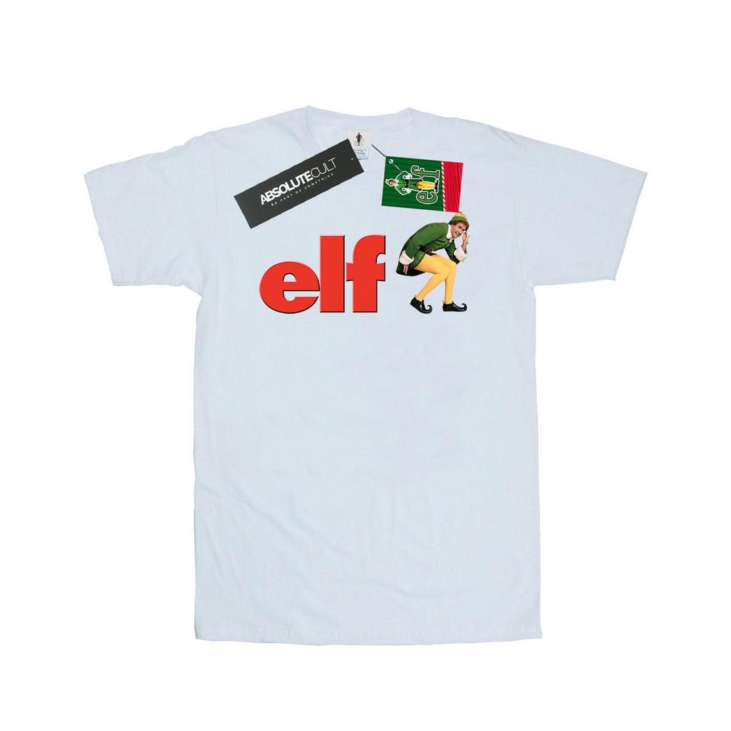 Elf Mens Crouching Logo T-Shirt