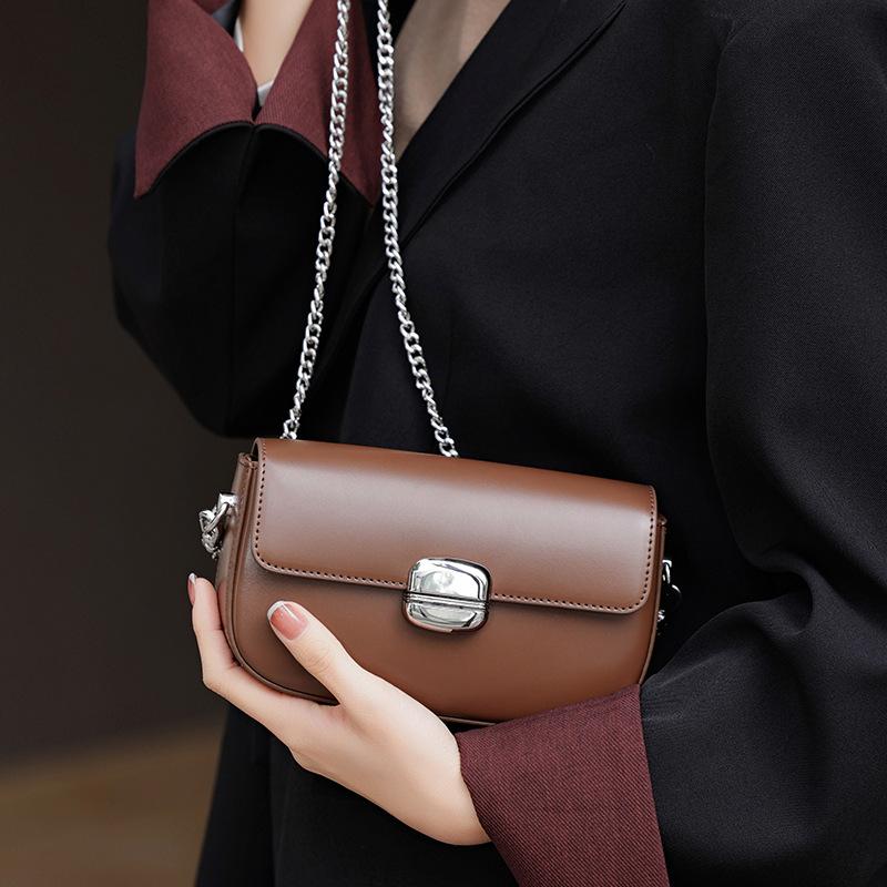 Новая популярная универсальная кожаная женская сумка через плечо женская сумка через плечо с цепочкой