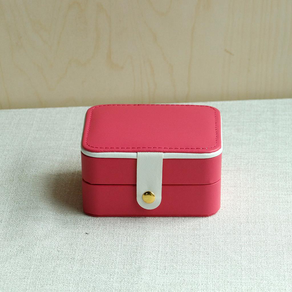 Portable Jewelry Casket Packaging Box Makeup Organizer For Exquisite Cosmetic Beauty Case Container Graduation Events Gift