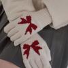 ALLINCOMPLETE Ribbon Wool Gloves (10 Colors)