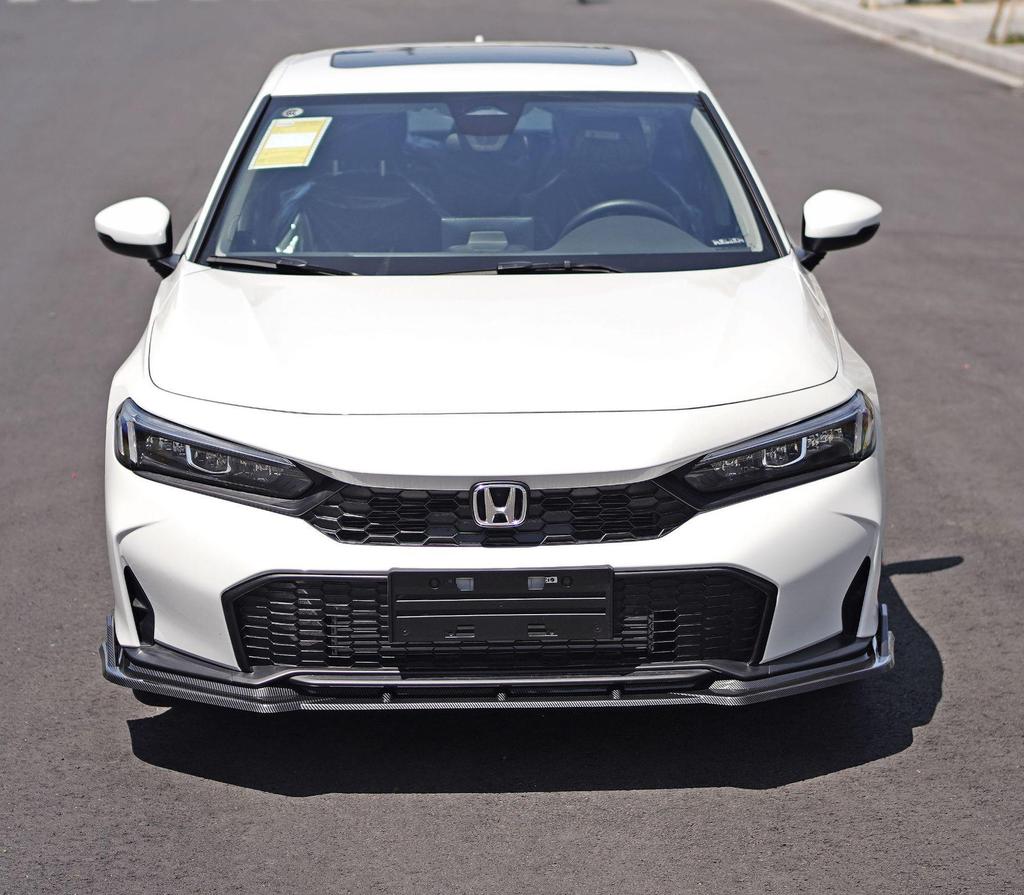 Передний сплиттер и губа для Civic 11.5 поколения 2025 года, установка без сверления, неразрушающая посадка.