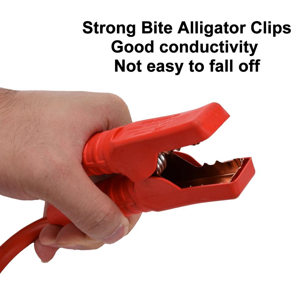 4M сверхпрочные соединительные кабели для бензиновых автомобилей, фургонов, дизельных грузовиков, соединительные провода с чехлом, кабель для запуска аккумулятора 2 калибра, 4 калибра