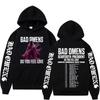 Bad Omens Do You Feel Love Североамериканский тур 2026 Худи Мужская Женская Модный Тренд Крутая Толстовка Повседневная С Длинным Рукавом Пуловеры