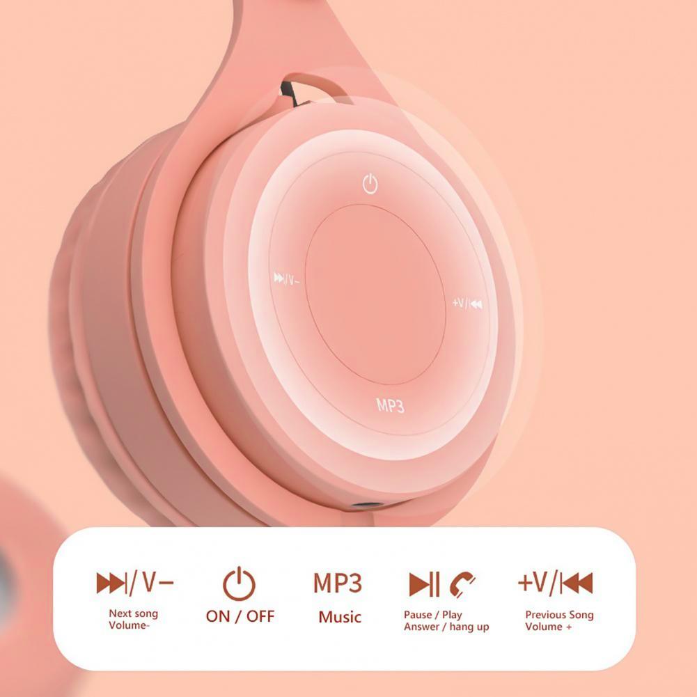Xiaomi Наушники Детские Беспроводные Bluetooth Наушники Стерео Складные Шлемы Игровые Гарнитуры Накладные Наушники для Android ios